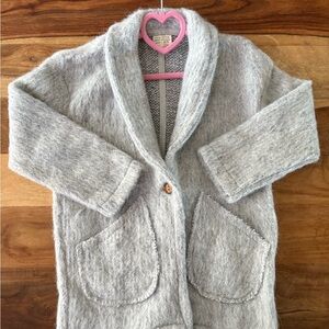 Zara Girls Gray Knit Sweater